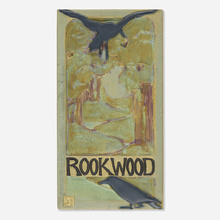 Appraisal: Sallie Toohey for Rookwood Pottery ADVERTISING TILE USA c glazed