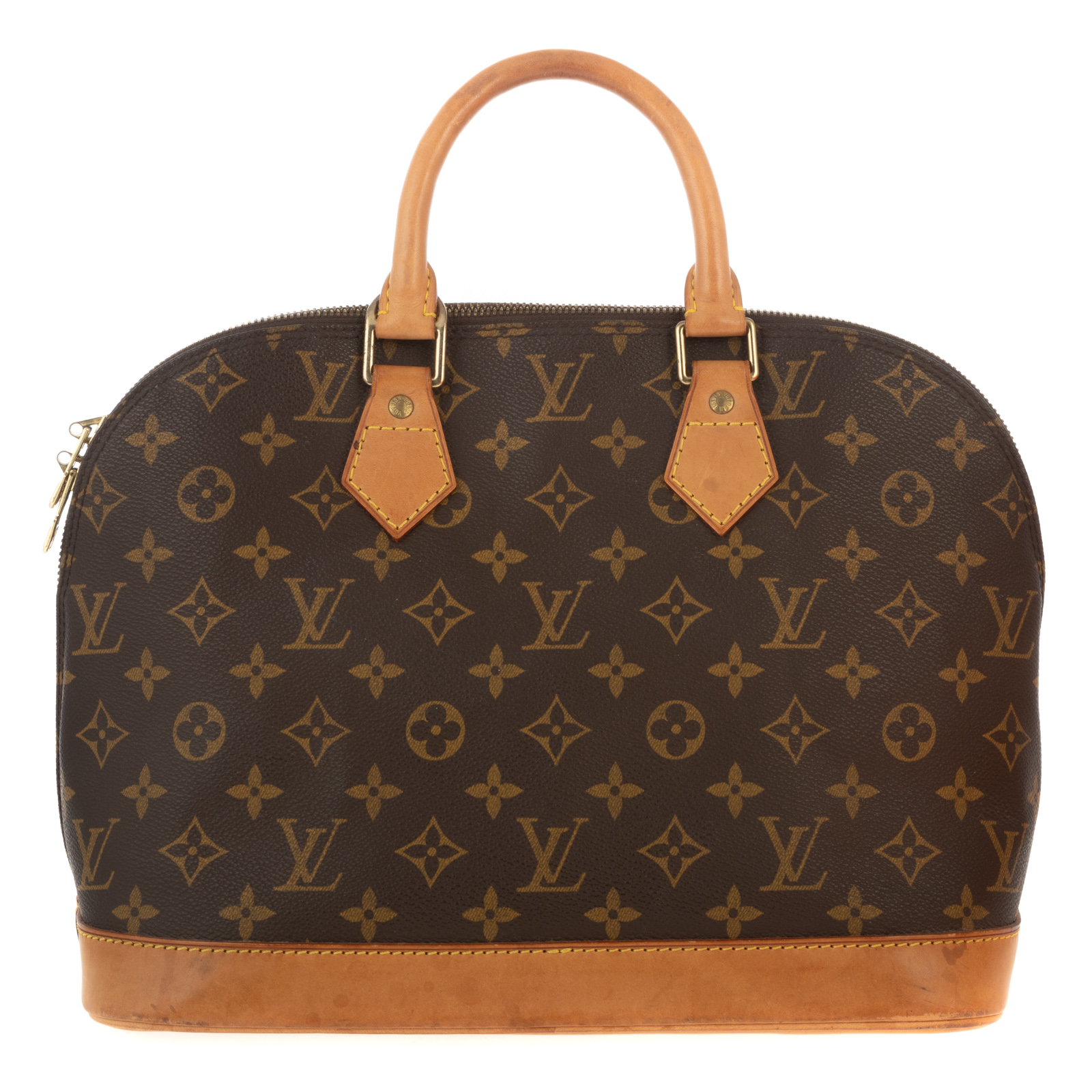 Appraisal: A LOUIS VUITTON ALMA PM A brown and tan Monogram