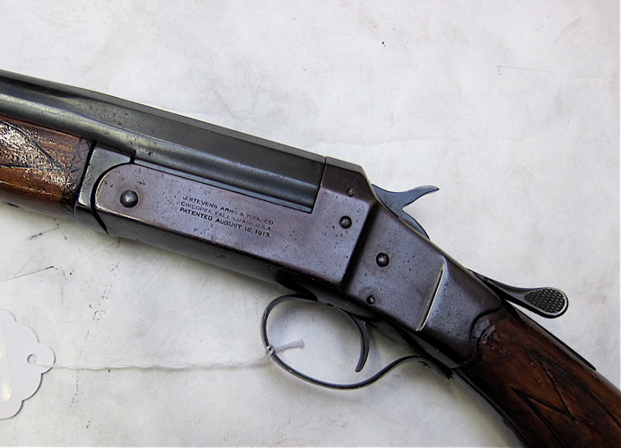 Appraisal: STEVENS ARMS AND TOOL CO SINGLE SHOT SHOTGUN gauge round