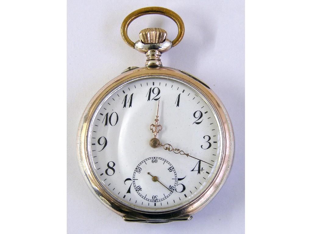 Appraisal: Mid th century silver pair cased fusee verge pocket watch