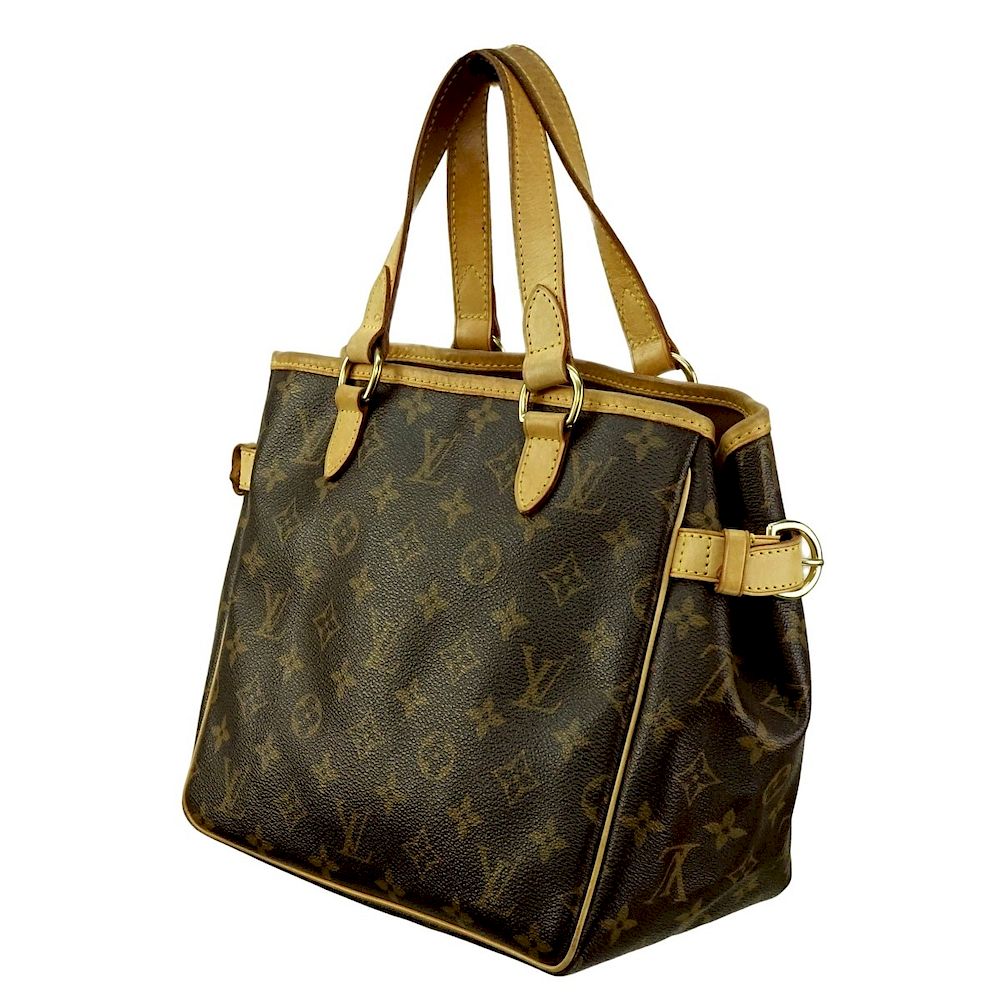 Appraisal: Louis Vuitton Brown Canvas Monogram Batignolles PM Louis Vuitton Brown