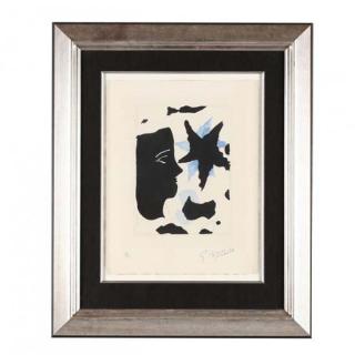 Appraisal: Georges Braque Fr etching and aquatint in colors from Georges