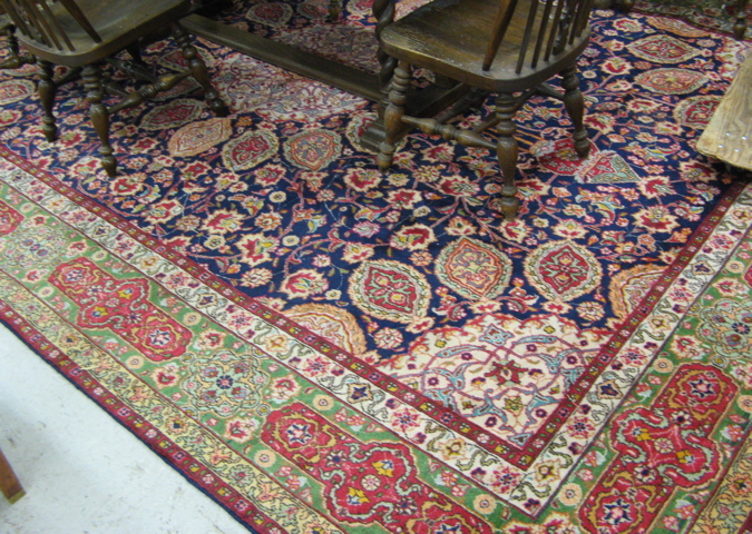 Appraisal: PERSIAN TABRIZ CARPET Eastern Azarbaijan Province northwestern Iran floral and