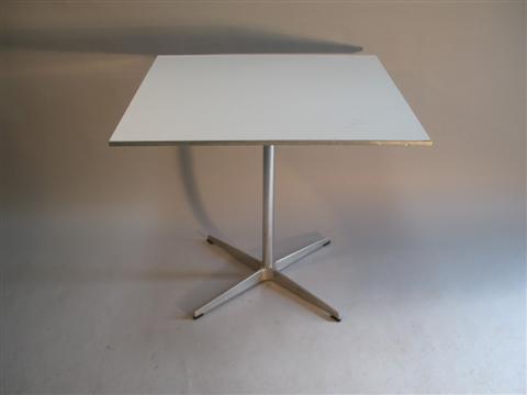 Appraisal: FRITZ HANSEN BREAKFAST TABLE Mid th century Arne Jacobsen style