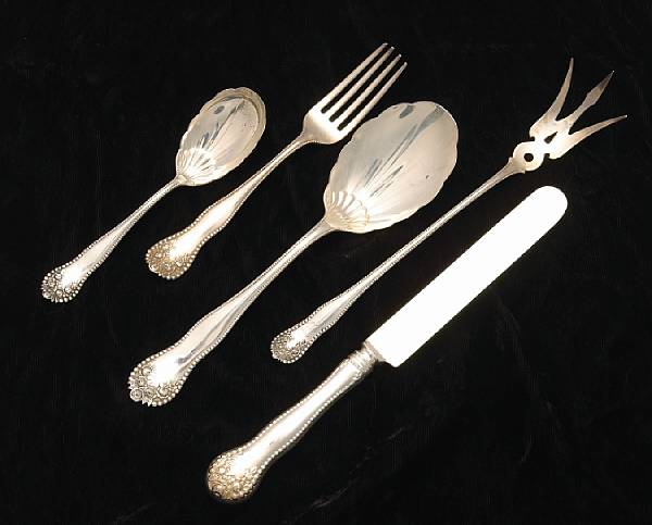 Appraisal: An assembled sterling partial flatware setGorham Mfg Co Providence RILancaster