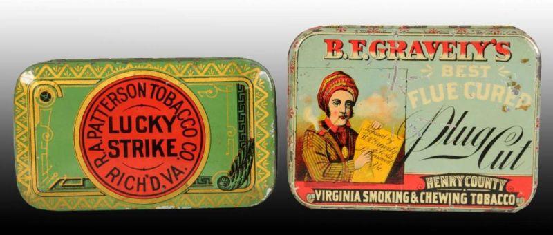 Appraisal: Lot of Tobacco Tins Description Includes one Flue Cured square