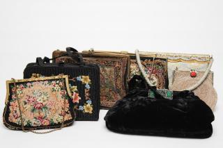 Appraisal: Vintage Evening Bags Group of Examples Vintage handbags s- s