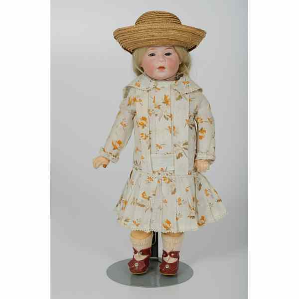 Appraisal: German DIP Bisque Character Doll German ca a bisque socket