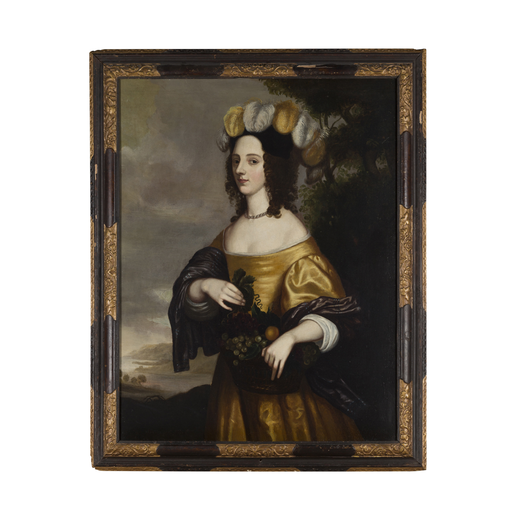 Appraisal: TH CENTURY DUTCH SCHOOL PORTRAIT OF A LADY oil on