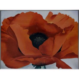 Appraisal: After Georgia O'Keeffe American - Red Poppy Print Good condition