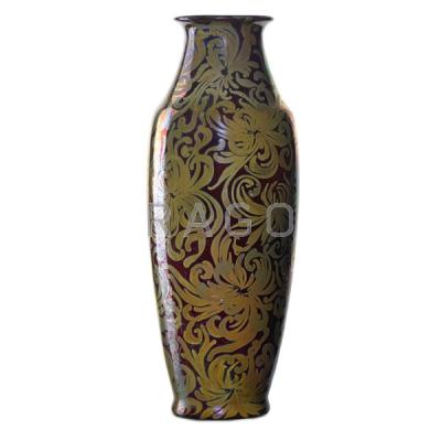 Appraisal: JACQUES SICARD WELLER Tall vase Condition Report