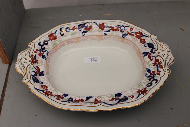 Appraisal: A MASON'S IRONSTONE DINNER SERVICE consisting of eighty two pieces