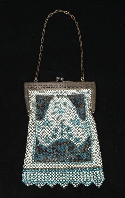 Appraisal: Whiting and Davis enameled mesh purse s