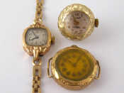 Appraisal: A mixed lot comprising a carat gold lady's wrist watch