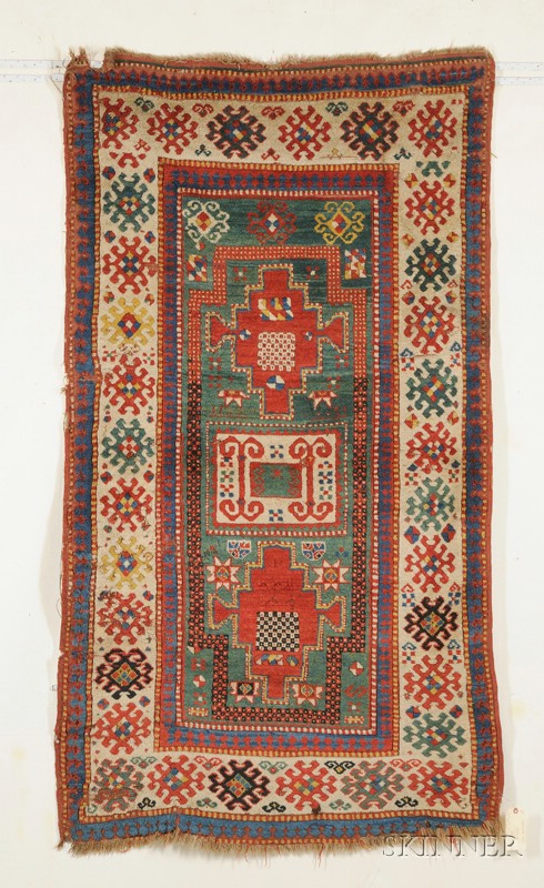 Appraisal: Karachoph Kazak Rug Southwest Caucasus last quarter th century three