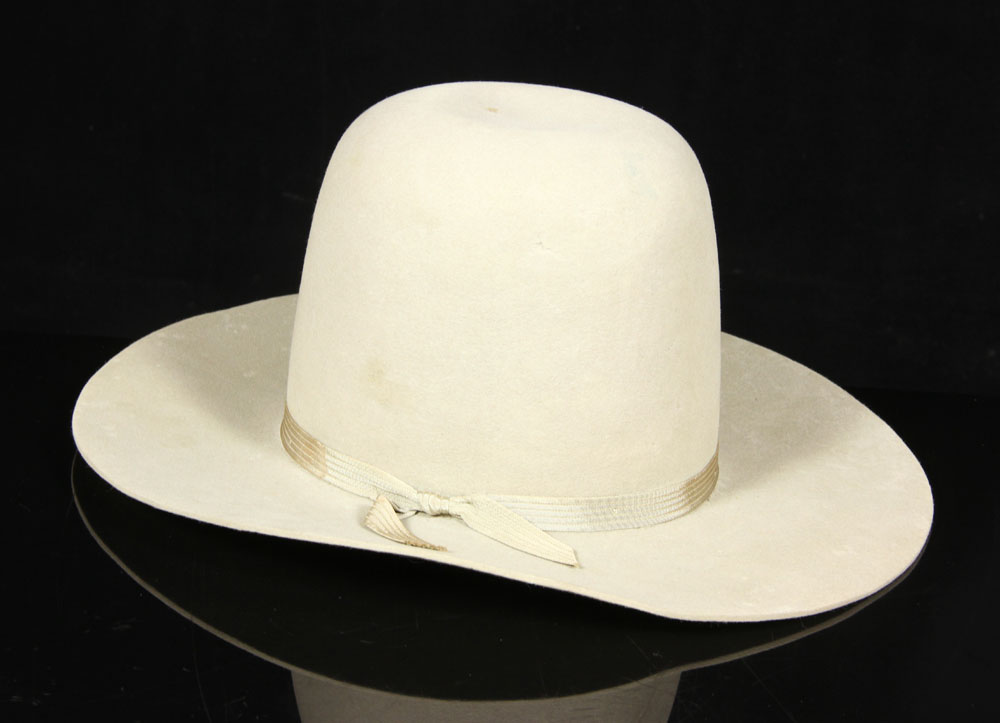 Appraisal: - Chief Black Eagle's Cowboy Hat Chief Black Eagle's cowboy