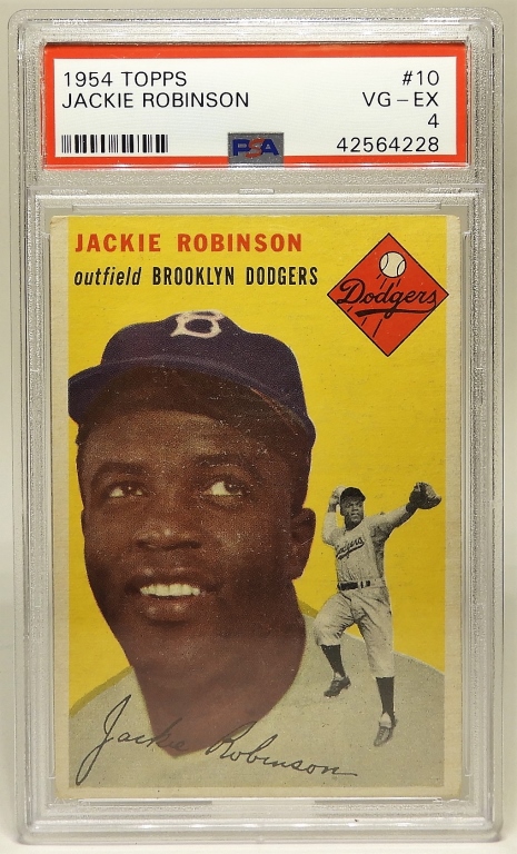 Appraisal: TOPPS JACKIE ROBINSON BASEBALL CARD PSA United States Topps Jackie