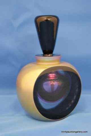 Appraisal: Correia S N Ltd Ed Art Glass Perfume BottleHand blown