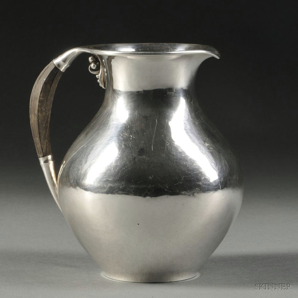 Appraisal: Georg Jensen Sterling Silver Cream Jug Denmark - pattern number