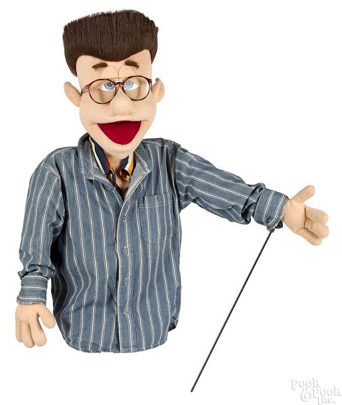 Appraisal: Bill Cullen professional plush puppet Bill Cullen professional plush puppet