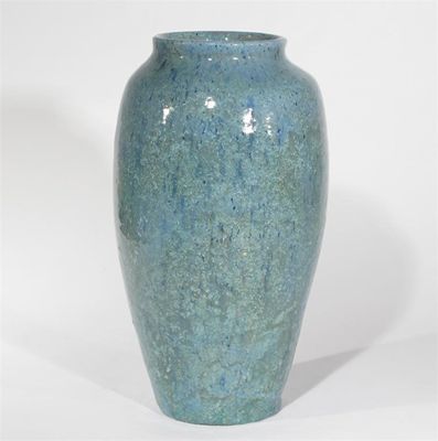 Appraisal: A Col'drum Pottery vase by Reginald Wells shouldered form covered