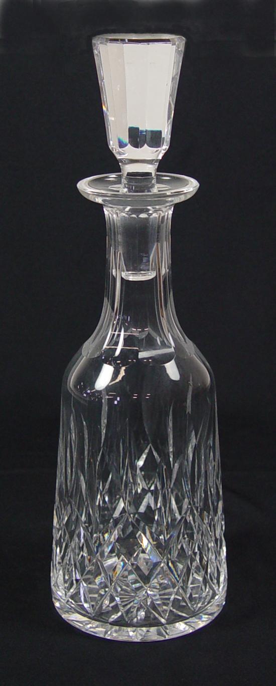 Appraisal: Waterford Decanter Lismore pattern bottom tapering to bottle neck top