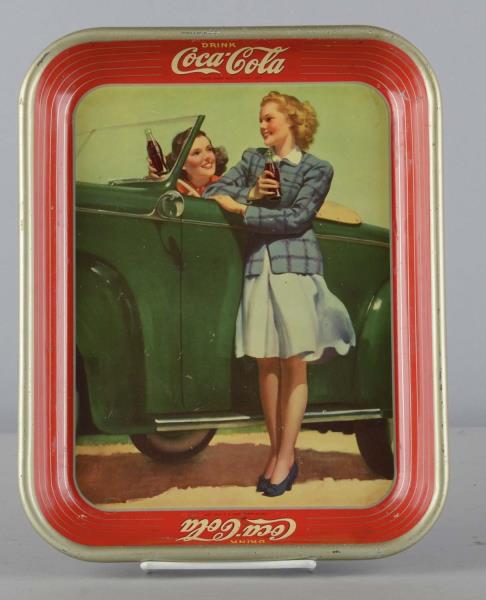 Appraisal: Coca Cola Tin Serving Tray Tin lithograph Coca Cola tray