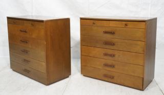 Appraisal: Pr PAUL MCCOBB Drawer Modern Chests Dressers P Pr PAUL