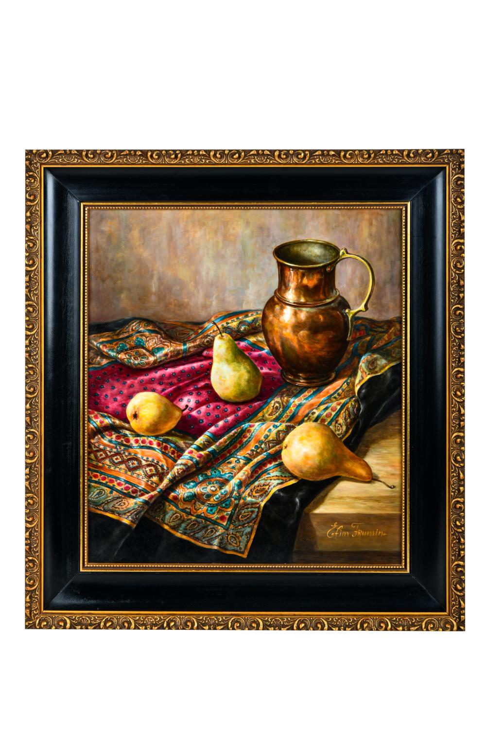 Appraisal: EFIM FRUMIN B GOLDEN GLOW egg tempera with oil glaze