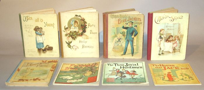 Appraisal: vols wrappers Children's Books - Color Illustrated Late th-Century Imprints