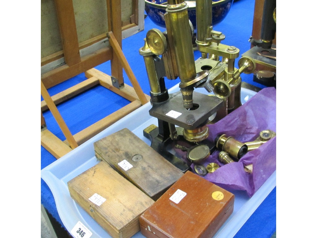 Appraisal: Microscope in case