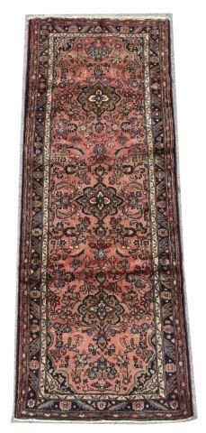 Appraisal: Hand-tied Persian Bijar runner approx ' l ' w