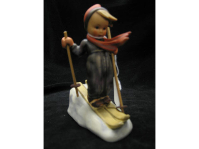 Appraisal: Hummel Figurine Skier Goebel bee mark