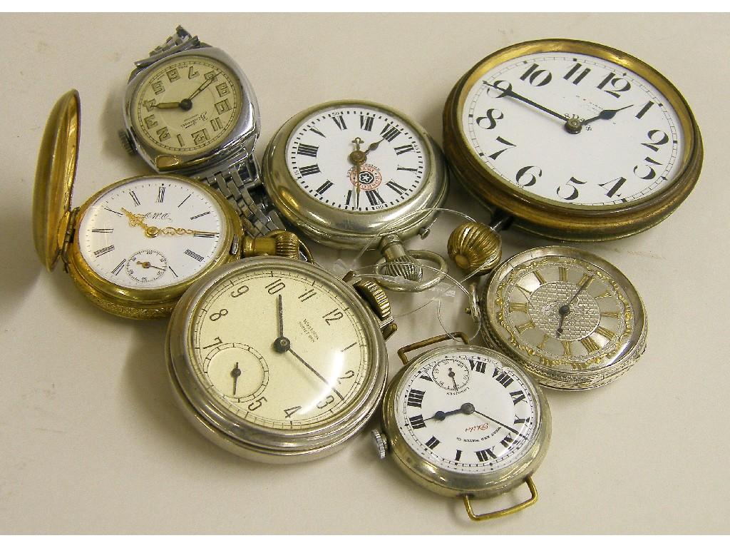 Appraisal: Silver fusee lever pocket watch hallmarked London the movement and