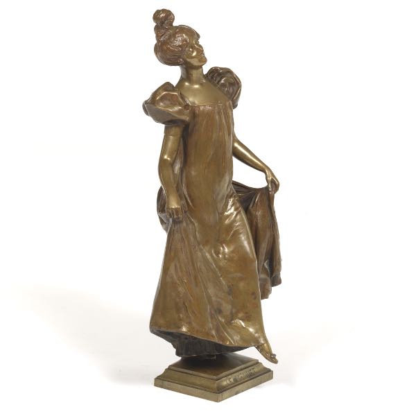 Appraisal: LEO LAPORTE BLAIRSY FRENCH - x x Le Menuet Bronze