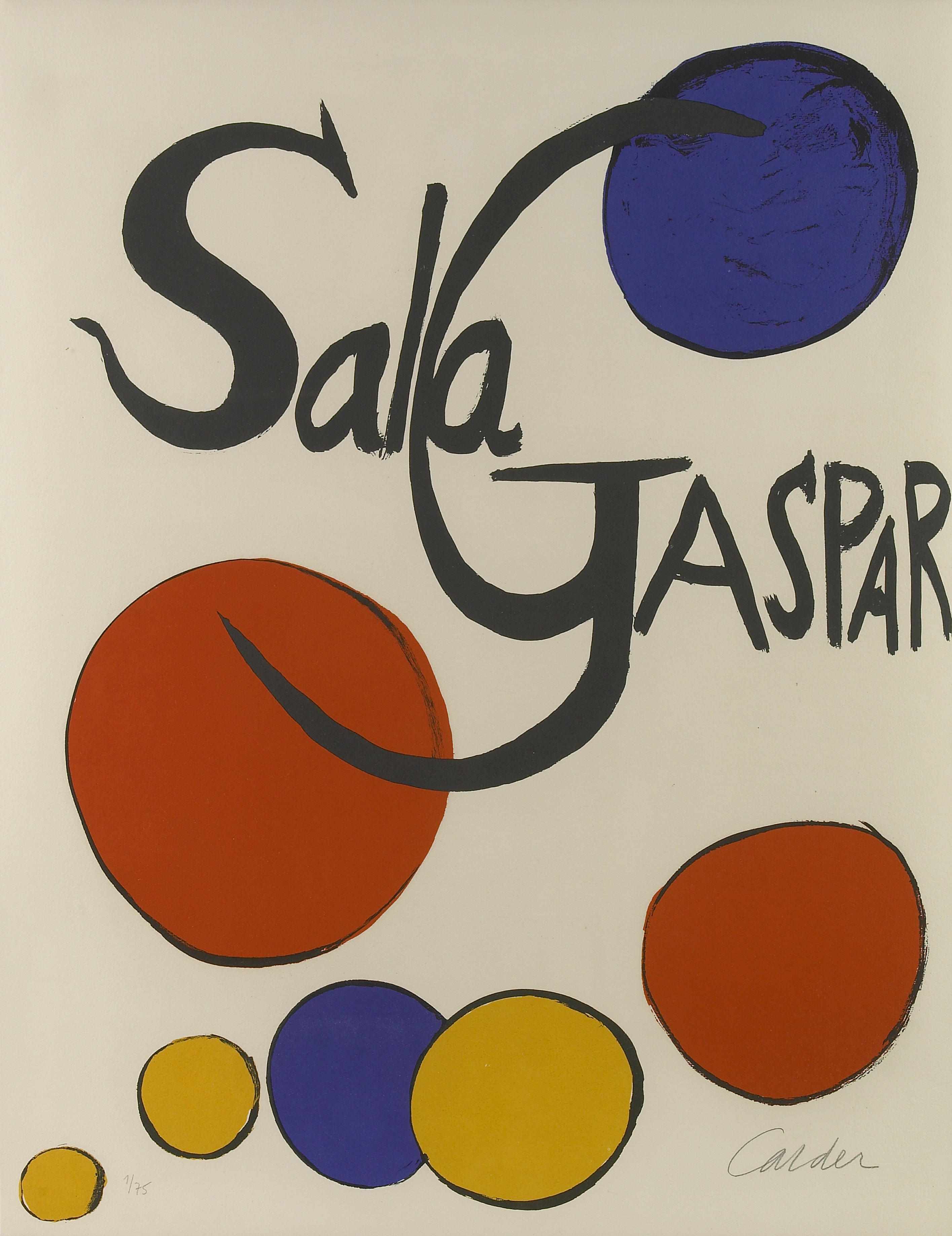 Appraisal: Alexander Calder American - Sala Gaspar c Lithograph in colors