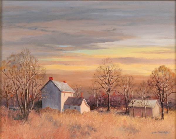 Appraisal: Jean Coval Garro American b After Hours summer landscape at