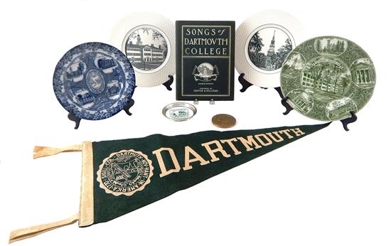 Appraisal: Dartmouth College Hanover NH memorabilia early to mid- th C