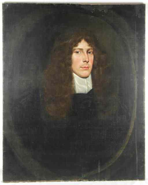 Appraisal: th Century English School Portrait of a Gentleman half-length wearing