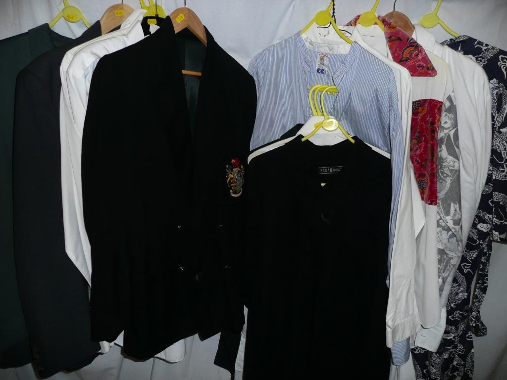 Appraisal: A group of men's shirts various styles and eras one