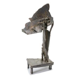 Appraisal: Attributed to Peter Voulkos Untitled Construction bronze Attributed to PETER