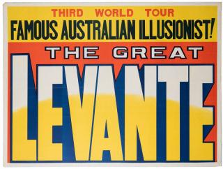 Appraisal: Levante Les Leslie Cole The Great Levante Third World Tour