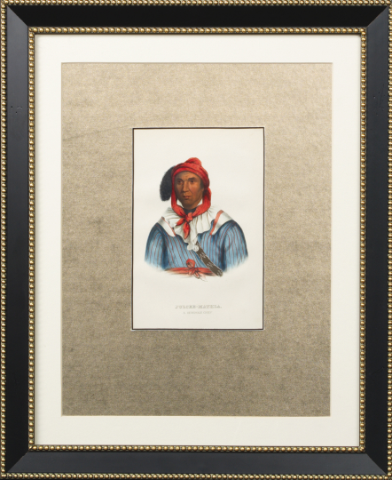 Appraisal: McKenney Hall American th Century Julcee-Mathla A Seminole Chief and