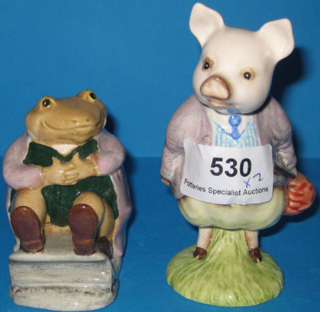 Appraisal: Beswick Beatrix Potter Figures Pigland Bland and Mr Jackson Both