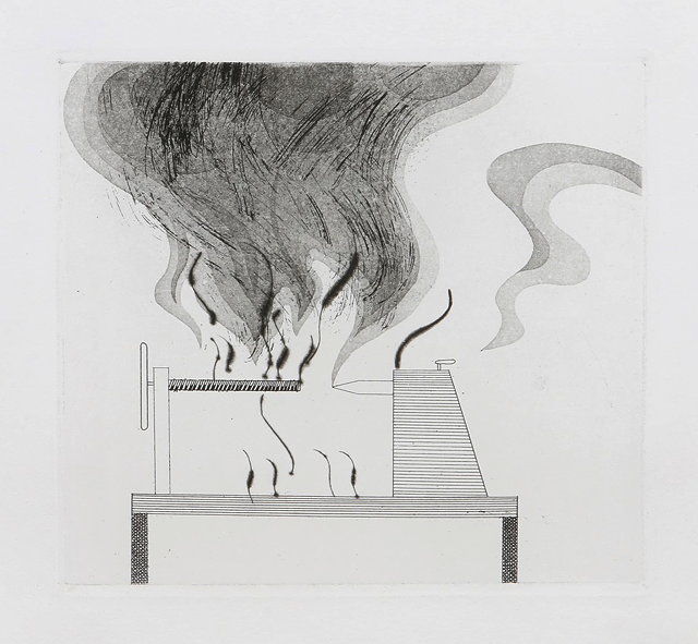 Appraisal: David Hockney British b The Lathe and Fire From The