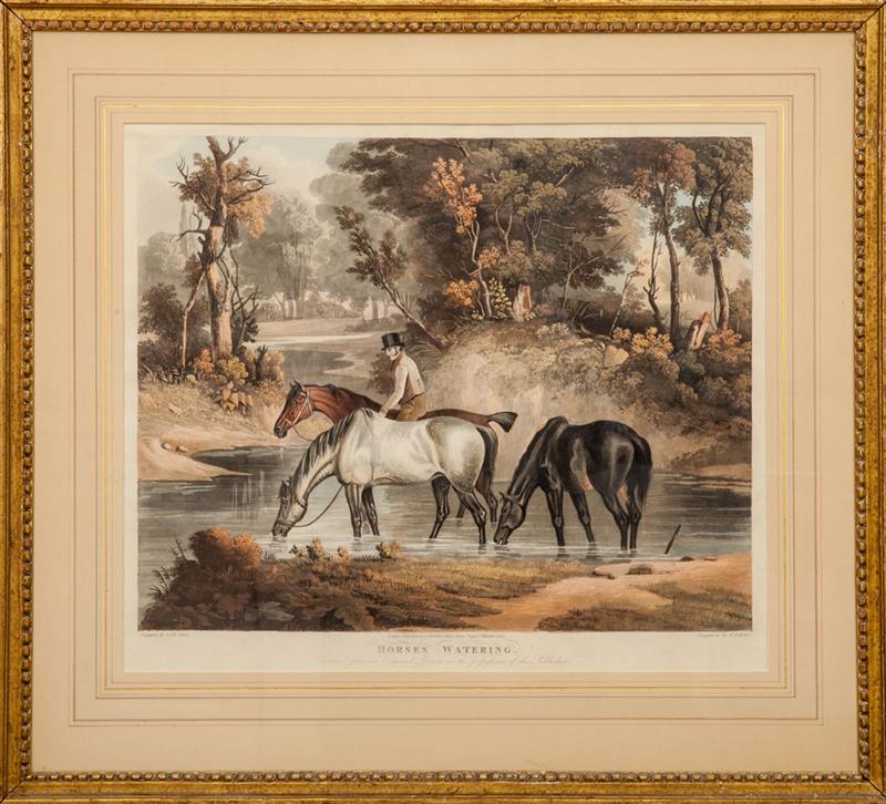 Appraisal: After Samuel John Egbert Jones - Horses Watering and The