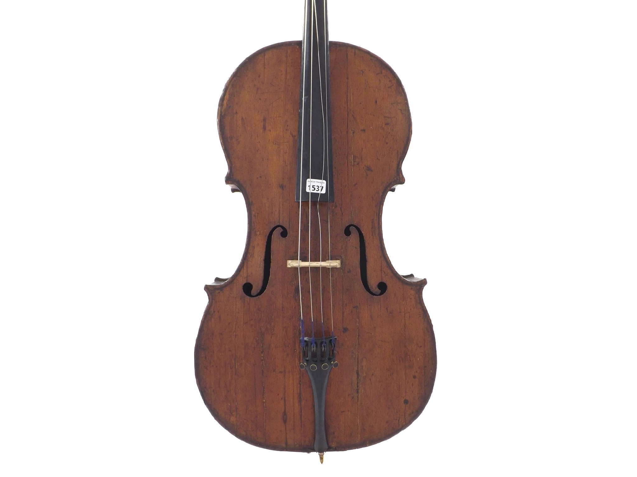 Appraisal: English violoncello by and labelled Made by George Craske born