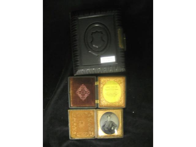 Appraisal: Daguerrotype Image case Victorian photo album