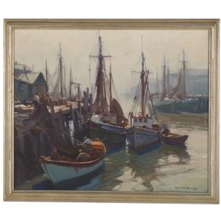 Appraisal: Emile A Gruppe painting Emile A Gruppe painting Emile Albert