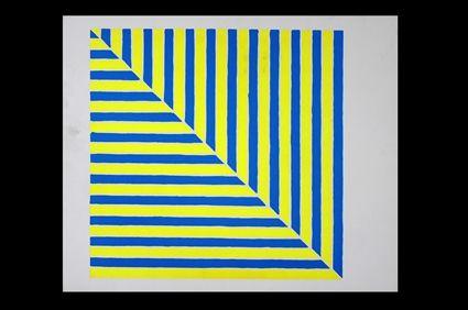 Appraisal: FRANK STELLA b UNTITLED Serigraph in colors x in sheet